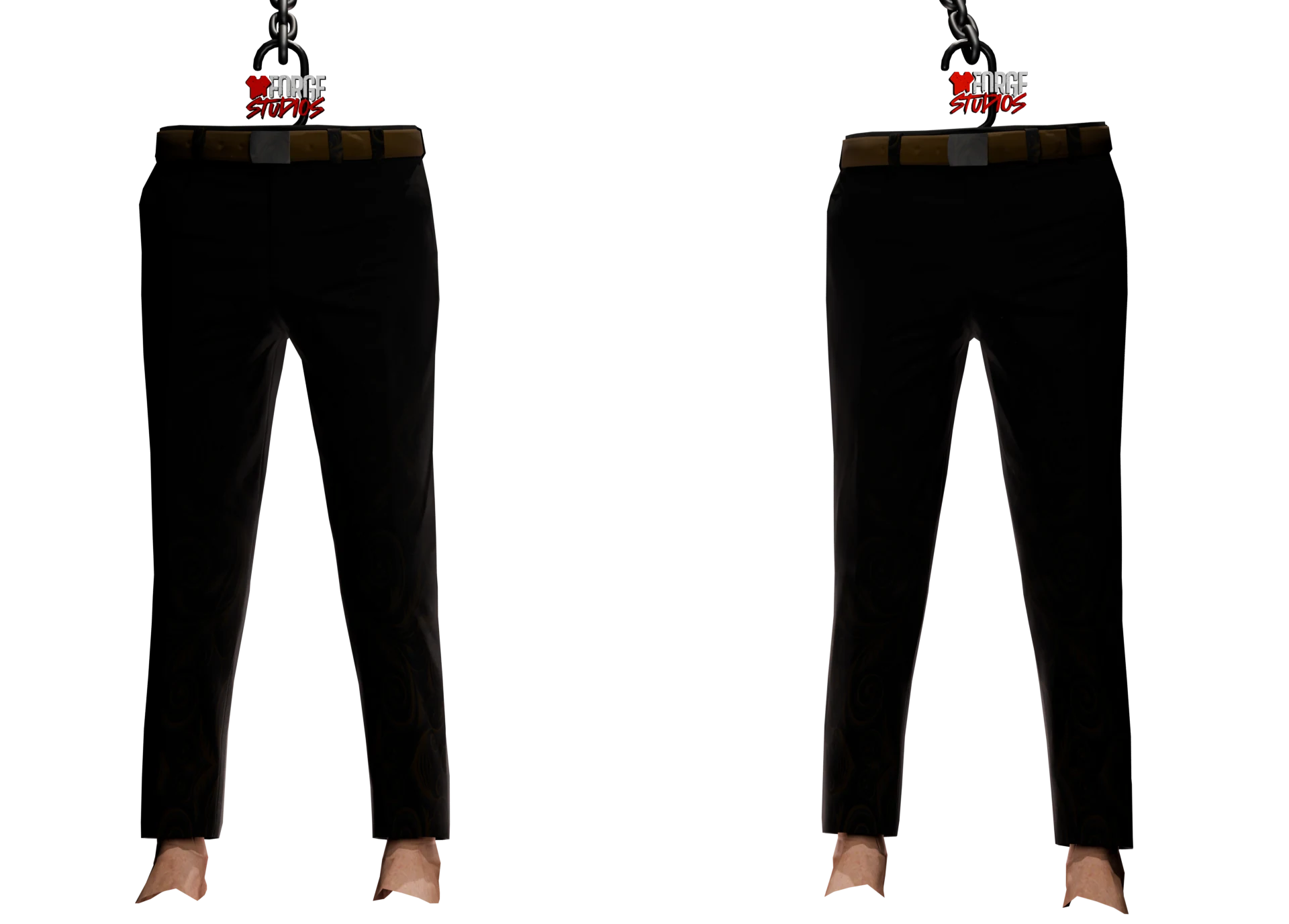 Black trousers with gold trim – FiveM faction clothing for GTA RP (Cartel de Fuego)