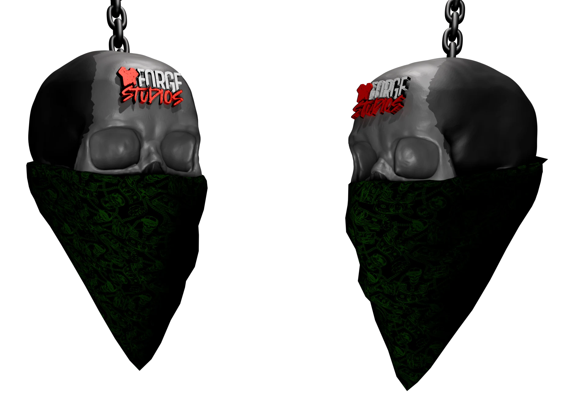 Black and green bandana – FiveM faction clothing for GTA RP (Matroschka)